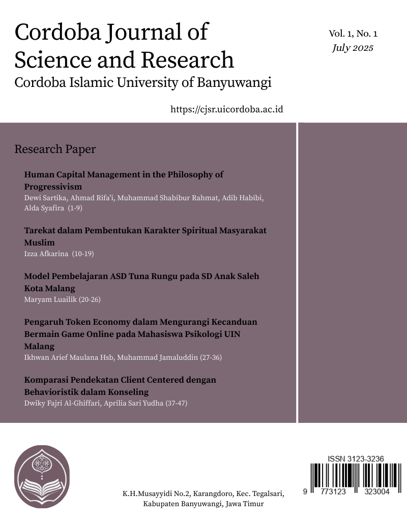 					View Vol. 1 No. 2 (2025): Journal of Science and Research Vol.1 No.2 November 2025
				